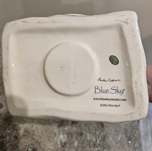 Blue Sky Heather Goldminc Sugar Skull Tea Light Luminary - Picture 12 of 12